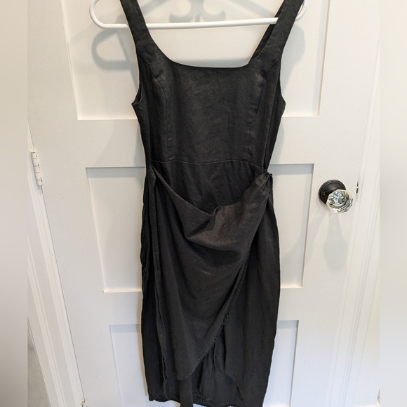 Aritzia Wilfred new saturn linen midi dress - Picture 8 of 10